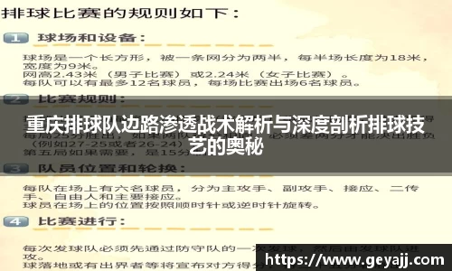 重庆排球队边路渗透战术解析与深度剖析排球技艺的奥秘